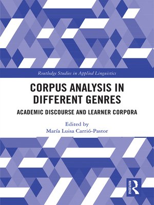 cover image of Corpus Analysis in Different Genres